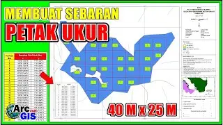 Cara Membuat Peta Plot Pengambilan Sampel Petak Ukur untuk kegiatan Sampling menggunakan Arcgis