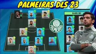 Incrível !! Fizeram o Time do Palmeiras no Dream League Soccer 2023