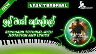 Ill Mahe Kurullo (ඉල් මහේ කුරුල්ලෝ) | Nisala Kavinda ft Akiiy | Keyboard Tutorial with Notation