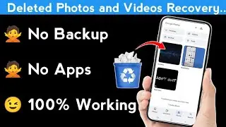 How to Recover Permanently Deleted Photos and Videos 2024 | Deleted Photos and Videos Recovery 2024