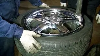 Как правильно делают шиномонтаж