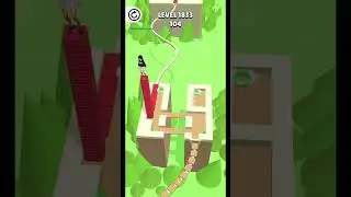 Gameplay top mobile games Relaxing n satisfying game iOS/ANDROID Stacky Dash  #shorts Level 1833