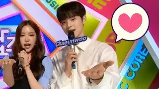 Son Naeun & Cha Eunwoo ❤ Moment 5 - Apink Five Winning Stage (Part II)