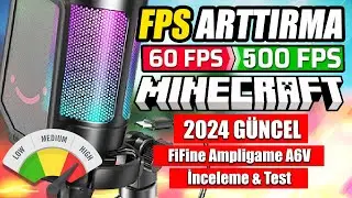 MİNECRAFT TLAUNCHER FPS ARTTIRMA ve BİLGİSAYAR HIZLANDIRMA w/ FIFINE AmpliGame A6V İnceleme