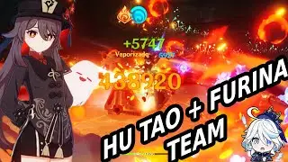 Hu tao C1 + Furina C0 Team - Genshin Impact v4.3