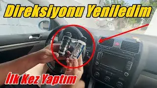 Volkswagen Golf 5 Direksiyon Yenileme - Kanalımızda İlk Kez