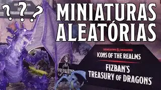 Miniaturas INCRÍVEIS de RPG (Unboxing ÉPICO) FIZBAN´S TREASURY of DRAGONS D&D 5e!!