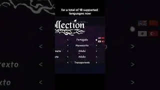 Recollection just learned Polish & Hungarian #shorts #indiegame
