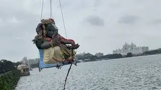 Ganpati visarjan 2024 #ganpati #ganesh #nimajjanam #2024 #ganpatibappamorya #ganpatiimmersion2024