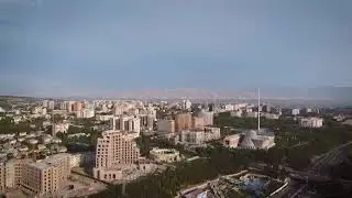 Душанбе с высоты птичьего полёта 2021 