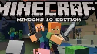 Playing on Minecraft Windows 10 edition for the first time and edited video from the pc