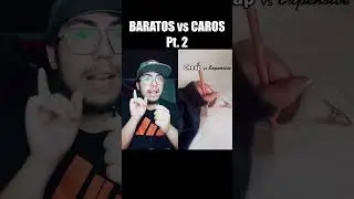Lápices Baratos vs Caros! Parte 2 #shorts #arte