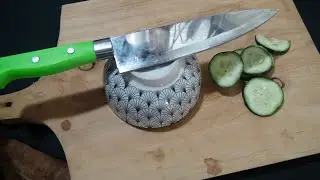 Increíble forma de afilar los cuchillos