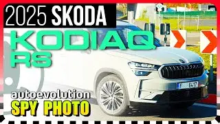 SPY SHOTS: 2025 #Skoda Kodiaq RS Variant takes on the Nurburgring