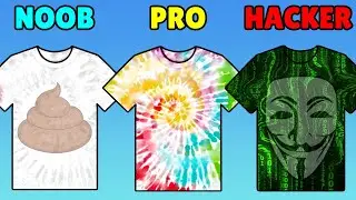 NOOB vs PRO vs HACKER in Tie Dye