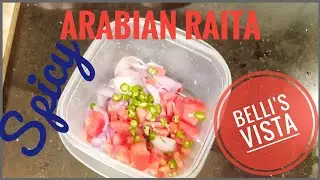 Arabian Raita / biryani side dish / spicy / in tamil / Belli's Vista