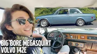 🇸🇪 Driving a 1971 MEGASQUIRT Big Bore B20 Volvo 142 Rocket! 🚀