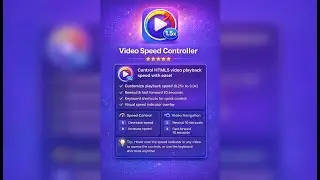 Video Speed Controller Extension Google