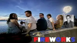 5 Young Lads Watch Fireworks