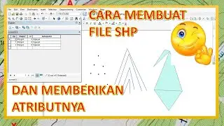 cara membuat shp baru dan memberikan atributnya di arcgis, mudah banget!!