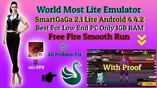 World Most Lite Emulator SmartGaGa 2.1 || Play Free Fire On Low End PC - No LAG