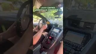 LAUNCH CONTROL In a Lamborghini Aventador SV!! #lamborghiniv12