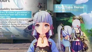 GENSHIN IMPACT AYAKA BANNER IS FOREVER