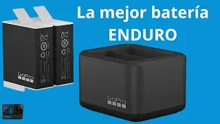 📹Cargador de 🔋batería dual 🪫+ 🎥baterías 📸Enduro📷📽