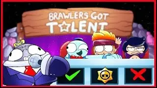 BRAWL STARS ANIMATION - BRAWLERS GOT TALENT 100.000$