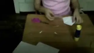 китти кет из бумаги