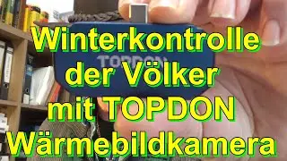 #Winterkontrolle der Völker mit #TOPDON #Wärmebildkamera
