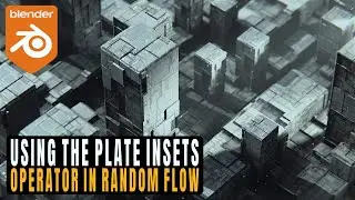 Using The Plate Insets Operator In Random Flow In Blender