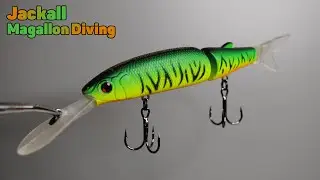 Jackall Magallon Diving 113 SP. Копия воблера с Алиэкспресс от BearKing