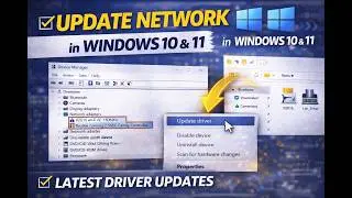 How To Update Network Drivers In Windows 11/10 (In 2026) super easy method