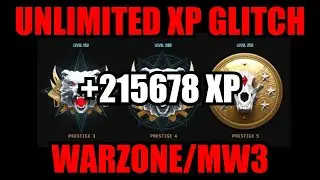 *NEW* 3K XP in SECONDS! UNLIMITED XP GLITCH WARZONE! MW3 XP GLITCH! MW3 GLITCHES! WARZONE GLITCH!