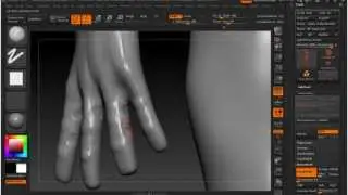 ZBrush UDK Character - 08 - Hands Shape