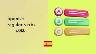 Spanish Quiz | Regular Verbs #aprendeespanol #conjugaciones #verbosregulares