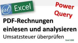Excel - Analyze PDF invoices - Power Query - Sales Tax