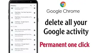 google chorome history delete in One Sec | How to Clear Google History