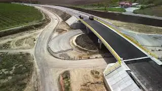 Строительство объездной дороги на окраине города Комрат