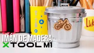 xTool M1 - Imán de madera grabada