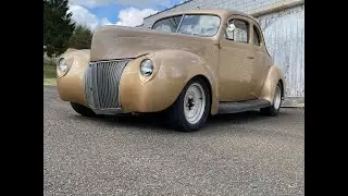 SOLD-1940 Ford Sedan Custom