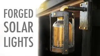 Blacksmith Solar Deck Lights | Forged Sconces