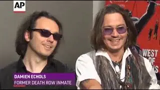 Johnny Depp talking about his support for the West Memphis Three
