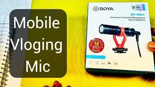 Boya BY MM1 Vloging Microphone unboxing and Review