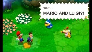 Mario & Luigi: Bowser's Inside Story 3DS Battle 10 Blubble Lake : Mario & Luigi?!