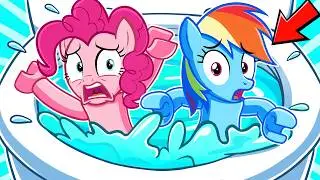 WE CLOGGED THE TOILET!