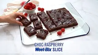 Weet-Bix Chocolate Raspberry Slice