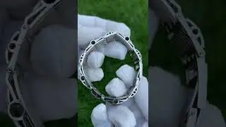Браслет серебро оникс