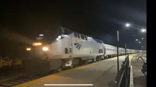 Amtrak 171 Station Stop at Kemper Street Station in Lynchburg, VA 12/01/2021